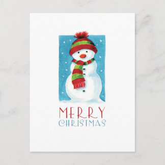 Snowman | Cartões postais de Natal Feliz