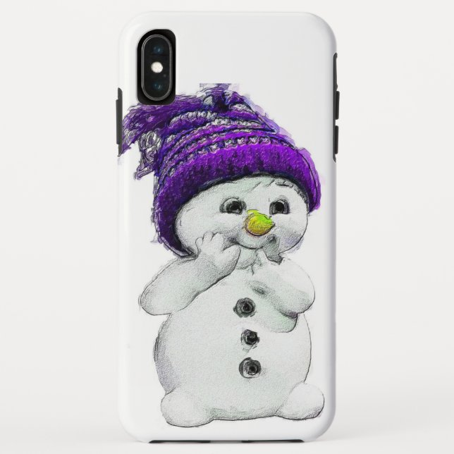 Snowman Case-Mate capas de iphone (Verso)