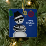 Snowman Cholo Novo México Enfeites de natal Zia<br><div class="desc">Produtos que ilustram um boneco de neve e alguns Enfeites de natal do Novo México.</div>