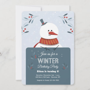 Snowman com Convite a Sinais