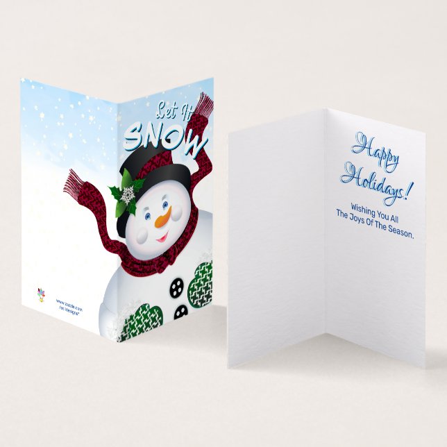 Snowman Deixa-o nevar Feriado de Natal (Interior e exterior)