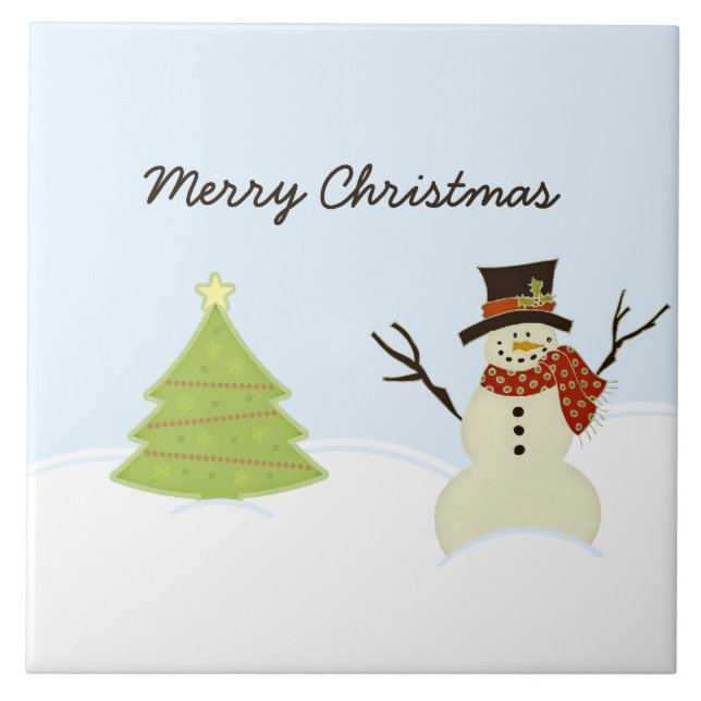 Snowman e Árvore (Frente)