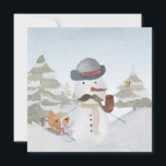 Snowman e Winter Woodland Amigos<br><div class="desc">Esta bela coleção vibrante de impressões de desenho para crianças, apresenta uma variedade de animais bonitos de aquarela numa cena de neve de inverno e um adorável boneco de neve cercado por árvores cobertas de neve escutando com a neve luminosa do sol brilhante, enquanto a neve cai. Esta bela ilustração...</div>