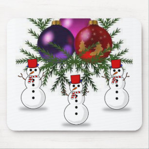 Snowman Mouse Pad