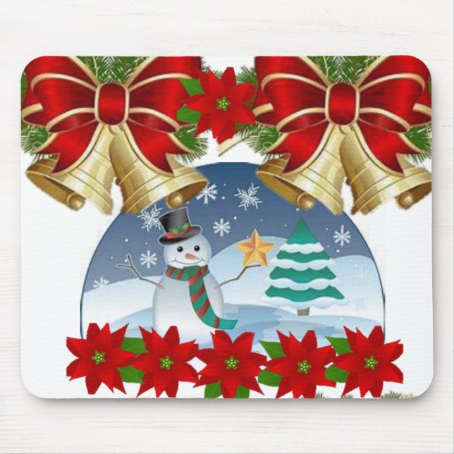 Snowman Mouse Pad (Frente)