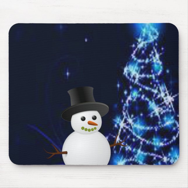 Snowman Mouse Pad (Frente)