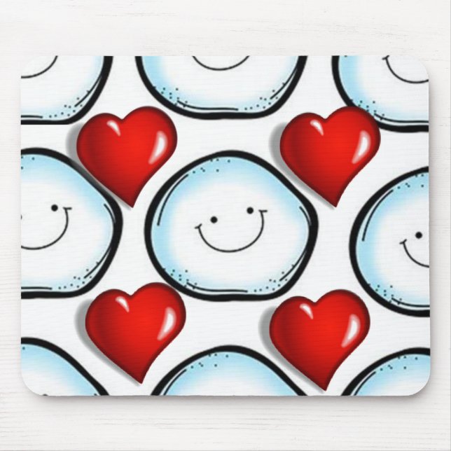 Snowman Mouse Pad (Frente)