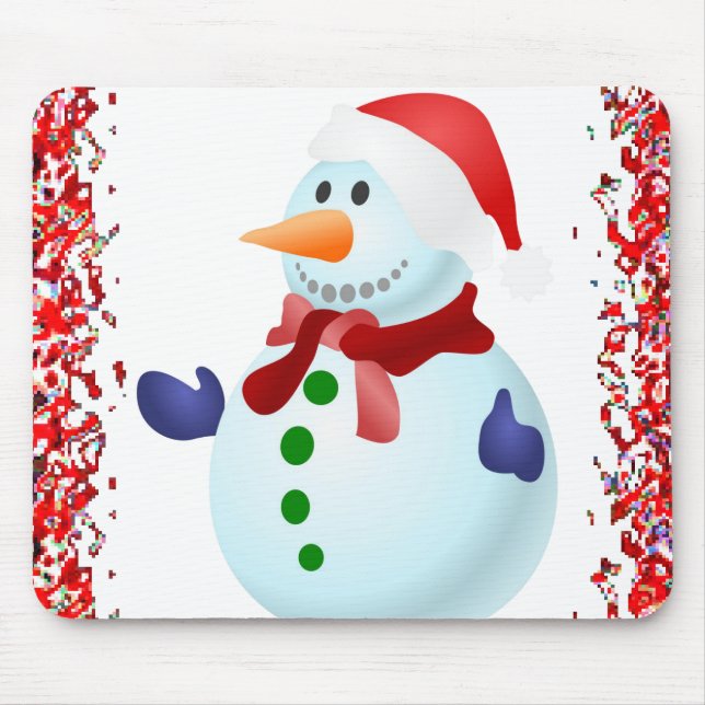 Snowman Mouse Pad (Frente)