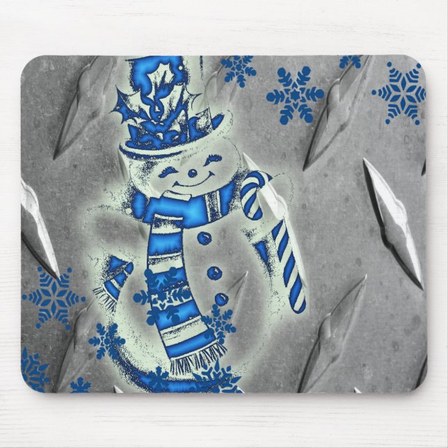 Snowman Mouse Pad (Frente)