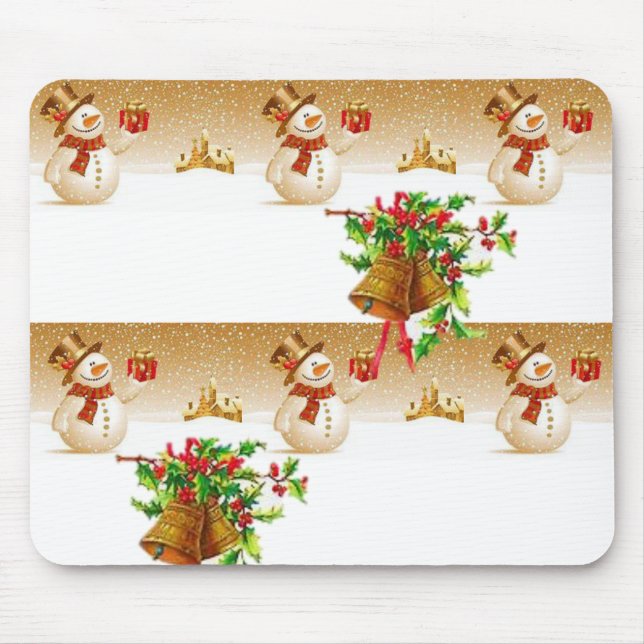 Snowman Mouse Pad (Frente)
