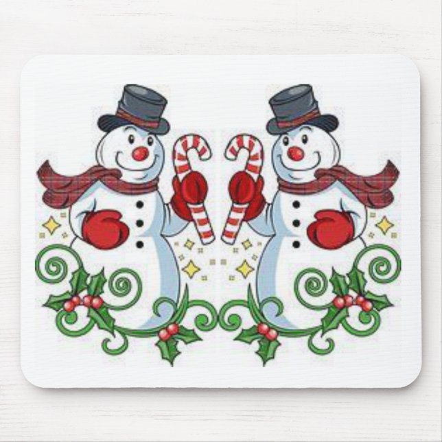 Snowman Mouse Pad (Frente)