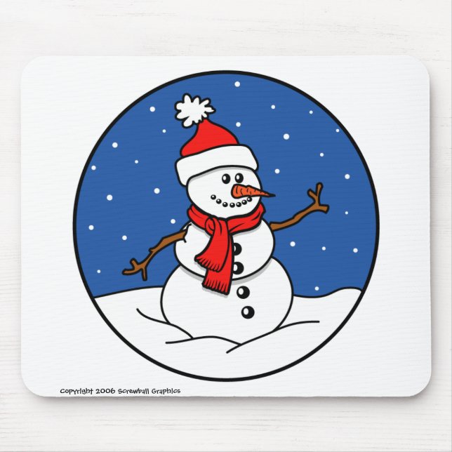Snowman Mousepad (Frente)
