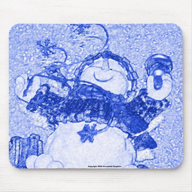 Snowman Mousepad (Frente)