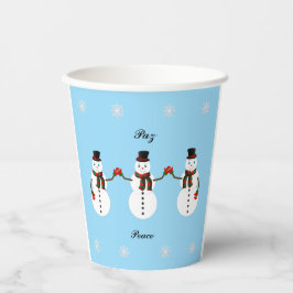 Snowman Paper cup