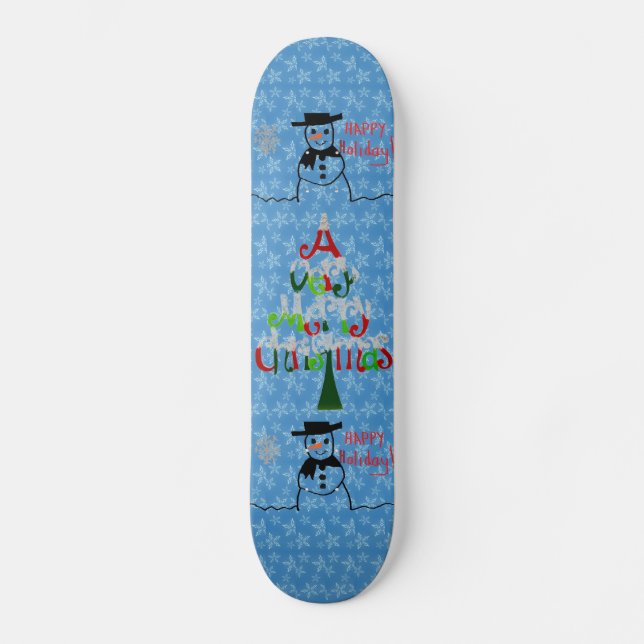 Snowman Skateboard (Frente)