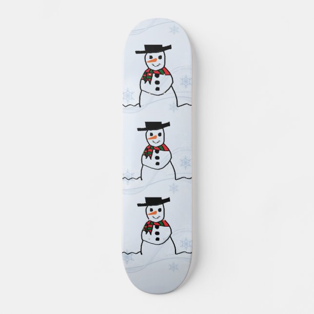 Snowman Skateboard (Frente)