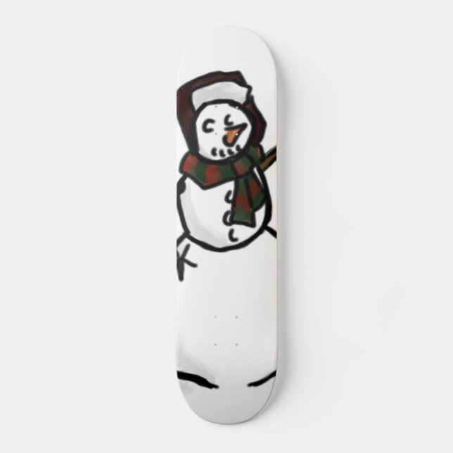 Snowman Skateboard (Frente)