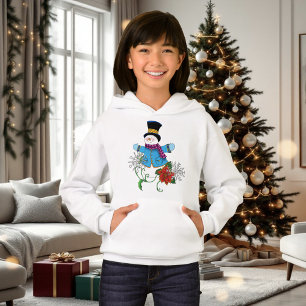 Snowman Snowflakes Poinsettia