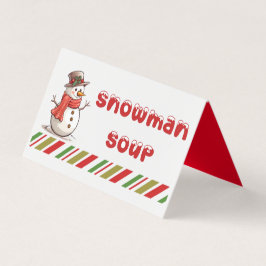 Snowman Soup Trep Bag Topper