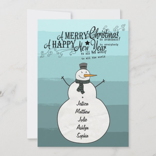 Snowman Stripes (Frente)