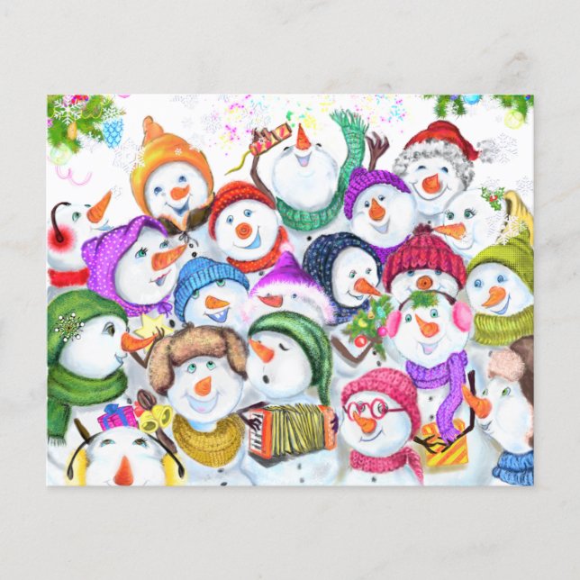 Snowmans Christmas Flyer Gift (Frente)