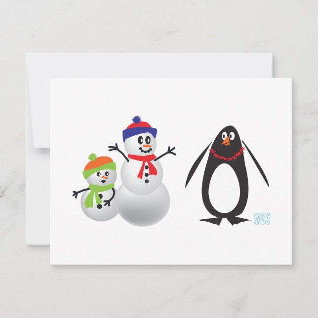 Snowmen e Pinguim (Frente)