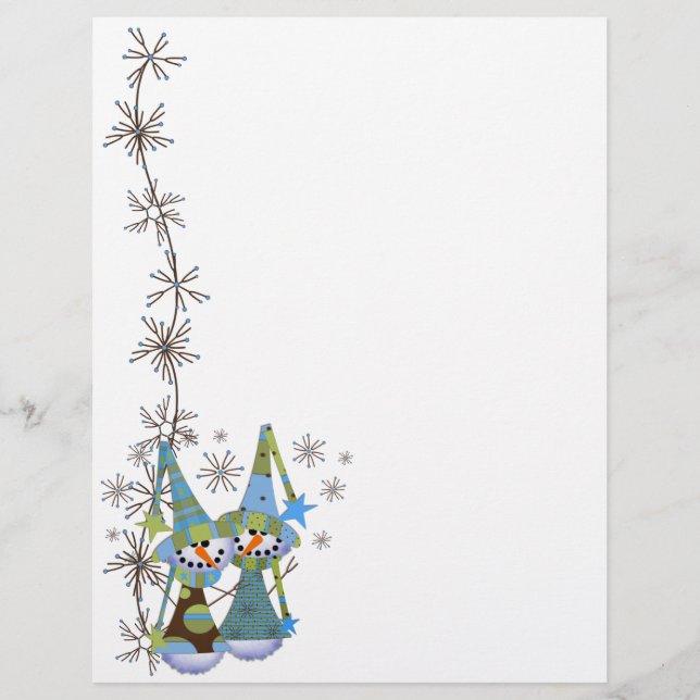Snowmen Letterhead (Frente)