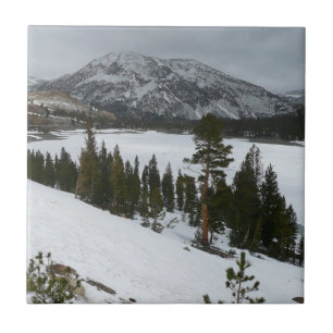 Snowy Ellery Lake California Fotografia de inverno