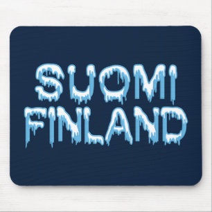 Snowy Finlândia mousepad