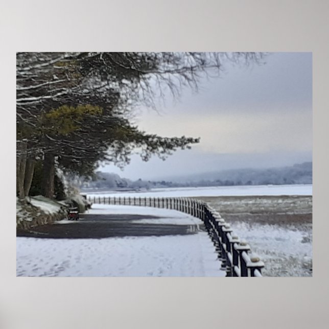 Snowy Morning Poster (Frente)