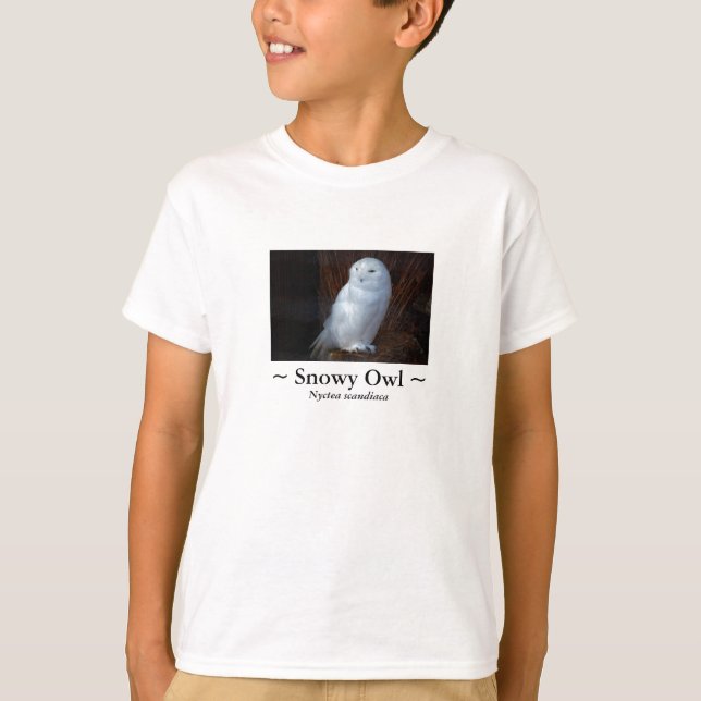 Snowy Owl - Camisa de criança (Frente)