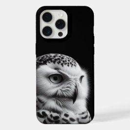 Snowy Owl em preto-e-branco