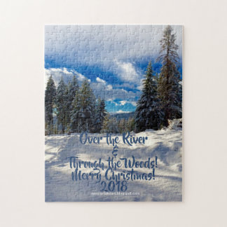 Snowy Road Quebra-cabeça