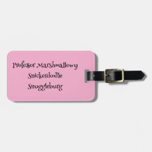 SnuggleNames: Etiqueta de Bagagem Personalizada