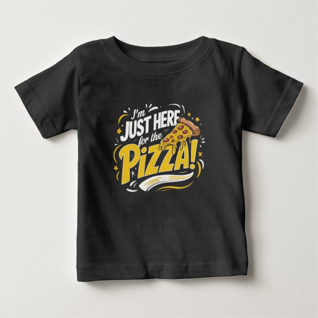 Só aqui para a Camisa de Pizza | Engraçado Pizza L (Frente)