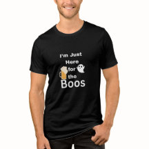 Só estou aqui para a camisa do Boos Halloween Engr