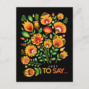 Só para dizer... cartão postal do folclore persona