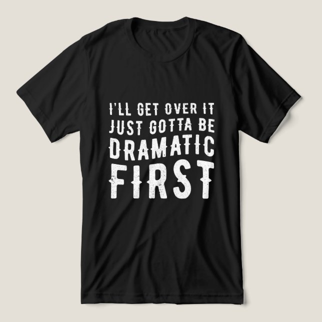 Só precisa ser dramático primeiro (Design frontal)