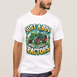 Só Um Menino Que Ama A Camiseta De Tratores, Anive