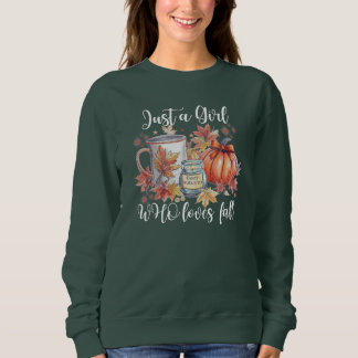 Só uma garota que adora camisa de suor de queda