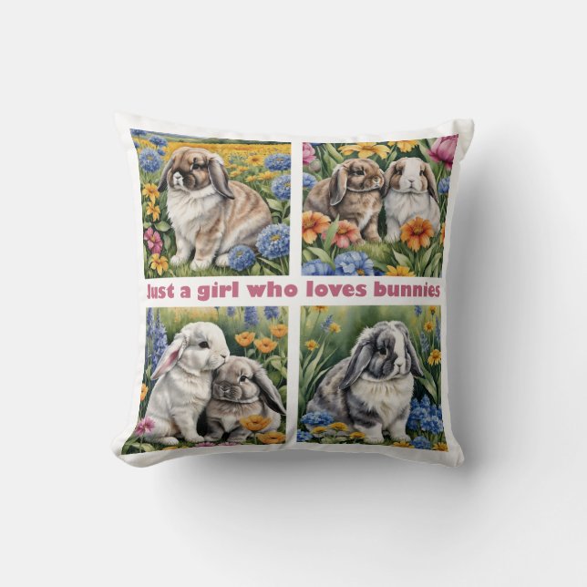 Só uma garota que ama almofada de macacos (Frente)