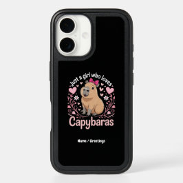 Só uma garota que ama Capybaras Engraçado Presente