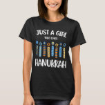 Só uma garota que ama Hanukkah camisa o judeu<br><div class="desc">Apenas uma garota que ama Hanukkah camisa chanukah judia</div>