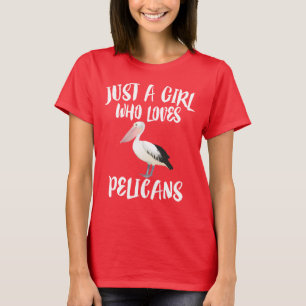 Só Uma Menina Que Adora Pássaros De Camiseta Pel