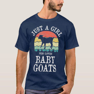 Só Uma Menina Que Ama Bebê Goats Dom Pullover Hoo
