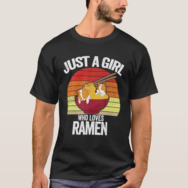 Só Uma Menina Que Ama O Suéter De Hamster Ramen (Frente)
