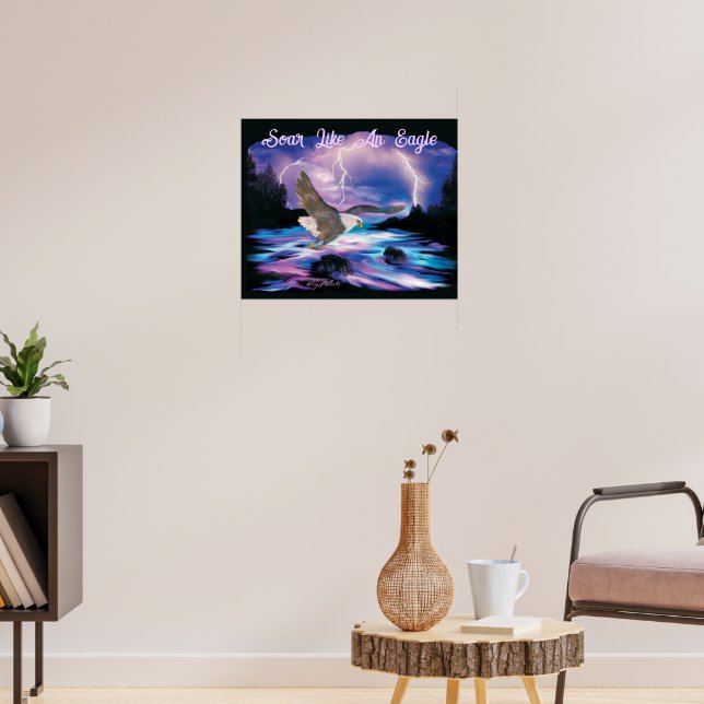 Soar Como Uma Poster De Águia (Sala de Estar 3)