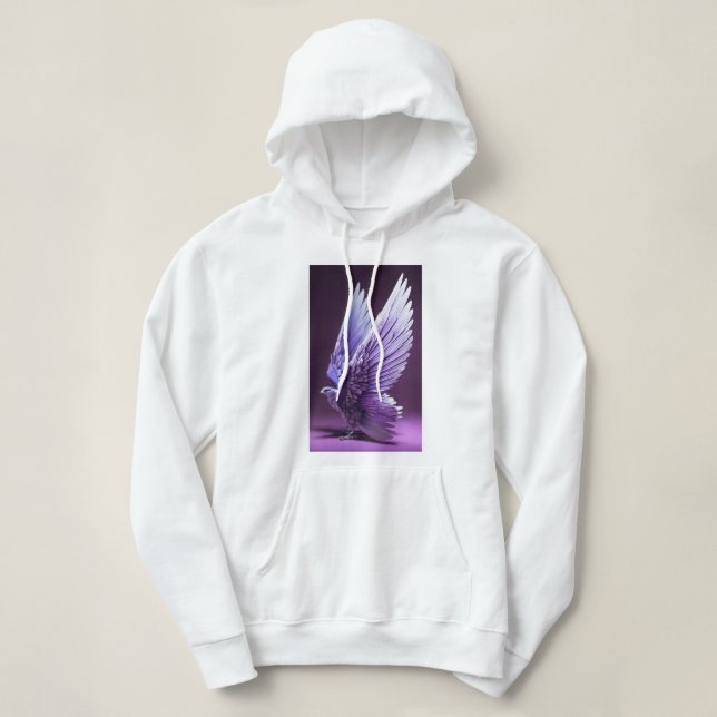 Soar em estilo com camiseta Crystal Eagle (Frente do Design)