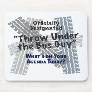 Sob a cara Mousepad do ônibus