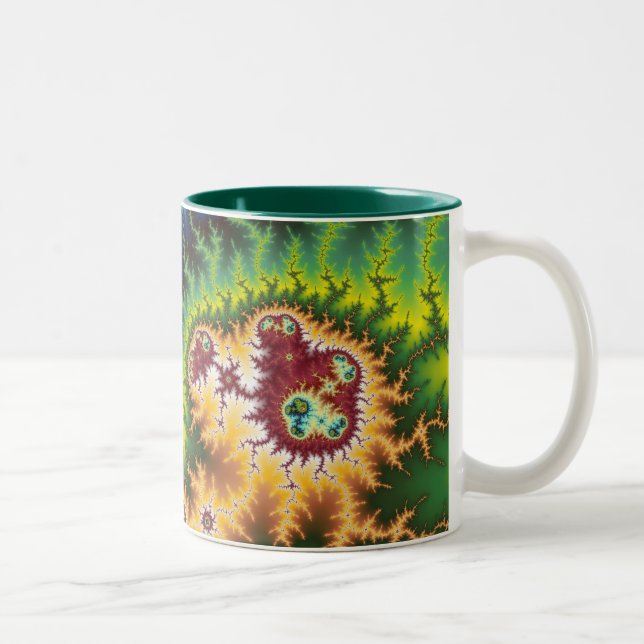 Sob A Floresta - Caneca Fractal (Direita)